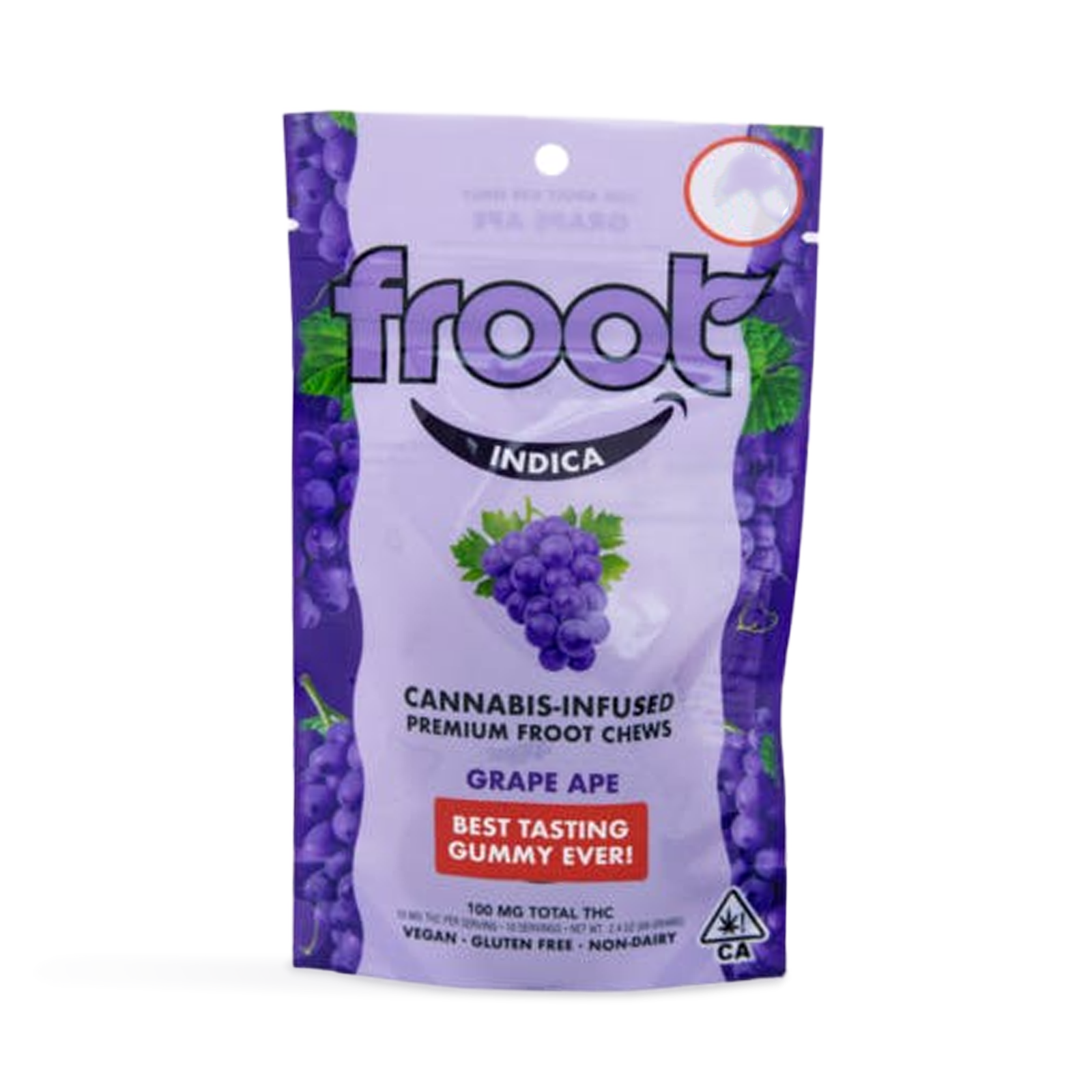 Photograph of product: Oui'd Grape Ape Gummies