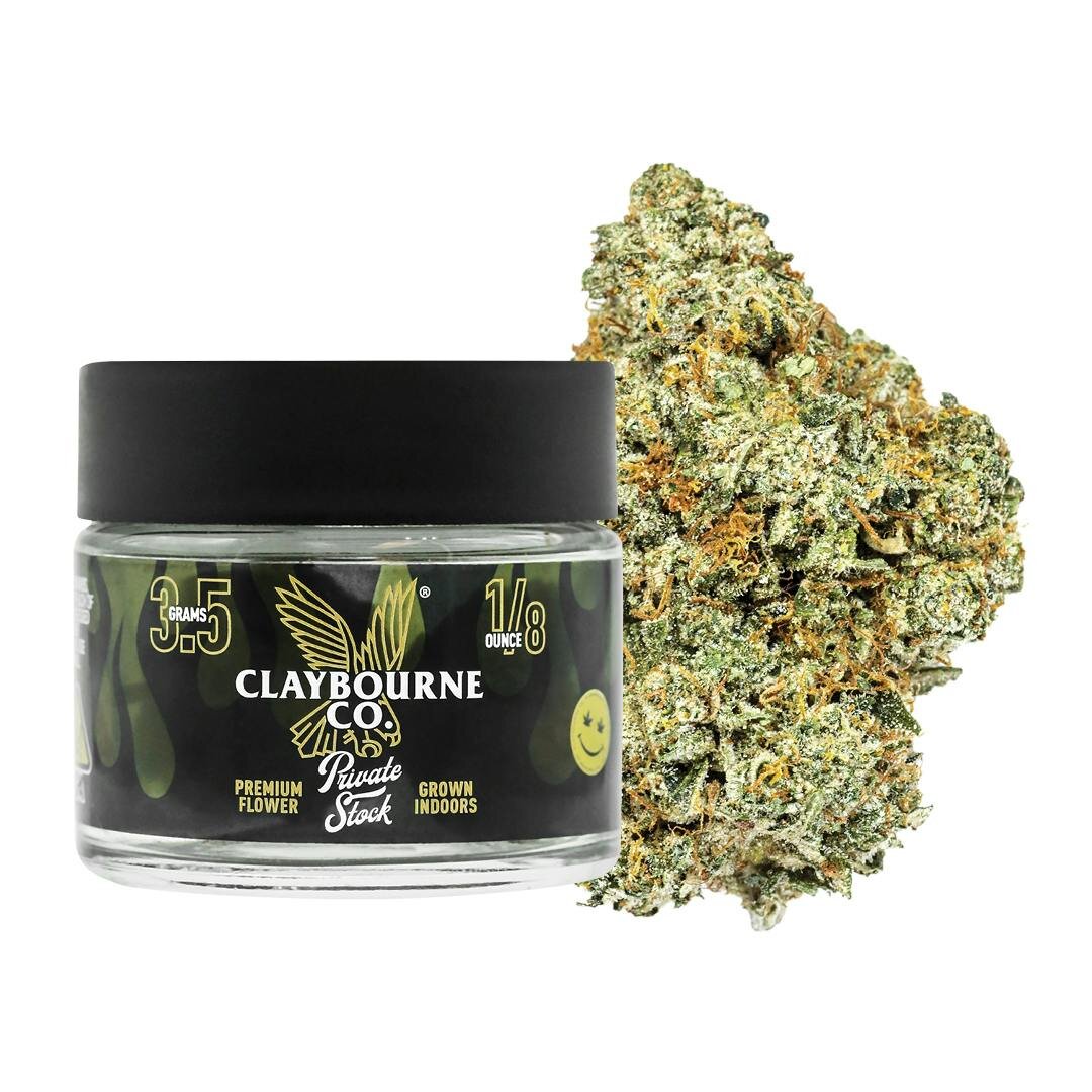 Photograph of product: Black Triangle OG Claybourne - 3.5g