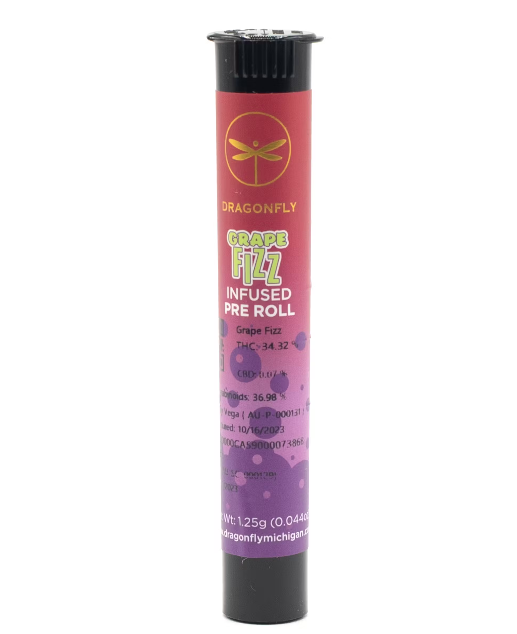 Photograph of product: Grape Fizz Infused Pre-Roll | 1g