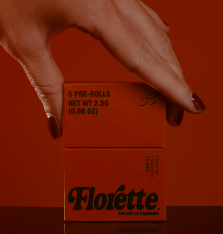 Photograph of product: Florette | Albany Sour Diesel | 5 Pack Pre-Rolls | 1.75g