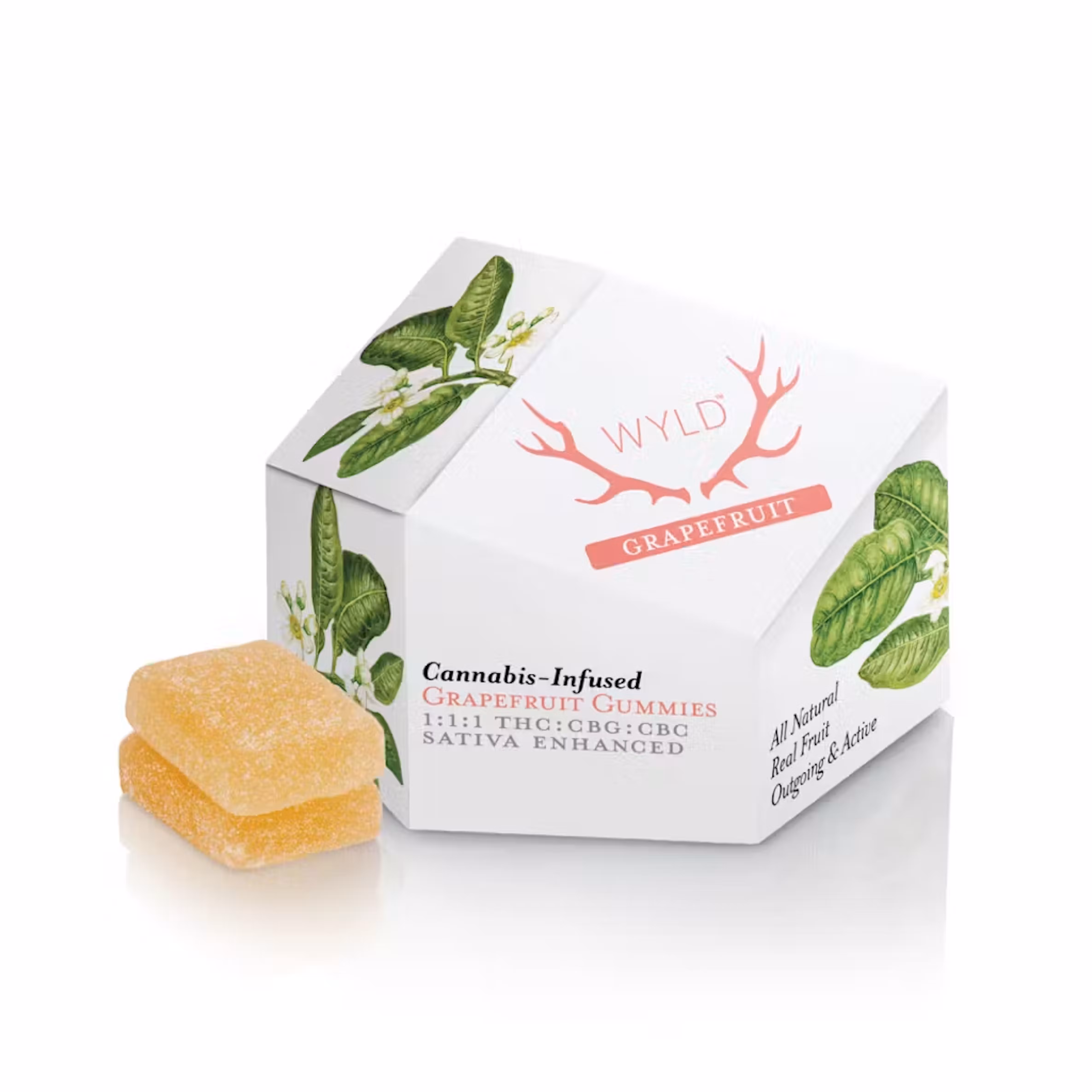 Photograph of product: Grapefruit TH-oui:CBG:CBC Gummies, 10-Pack