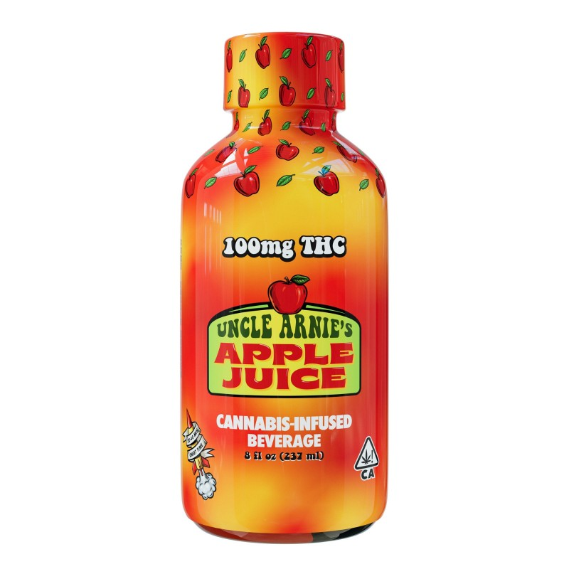 Photograph of product: Uncle Arnie's Apple Juice