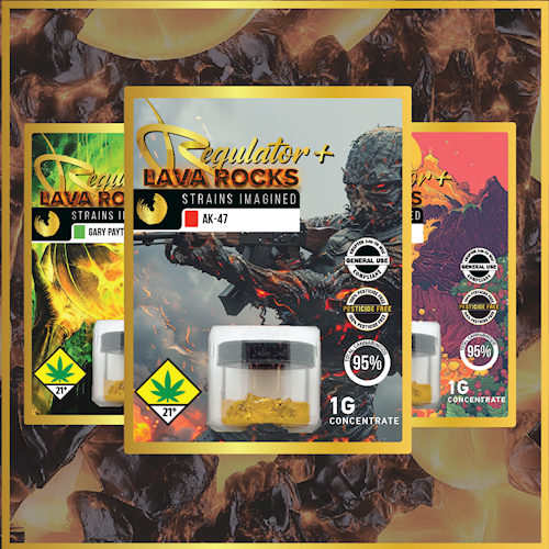 Photograph of product: Blueberry Muffin Lava Rocks | 1g (DOH)