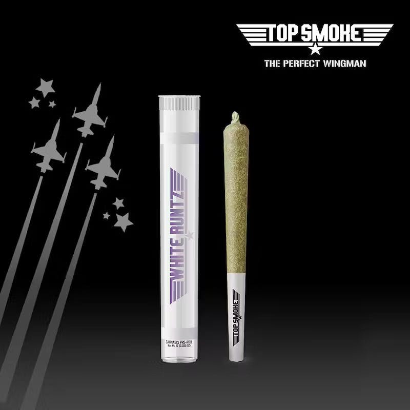 Photograph of product: Top Smoke| White Runtz 1G Preroll