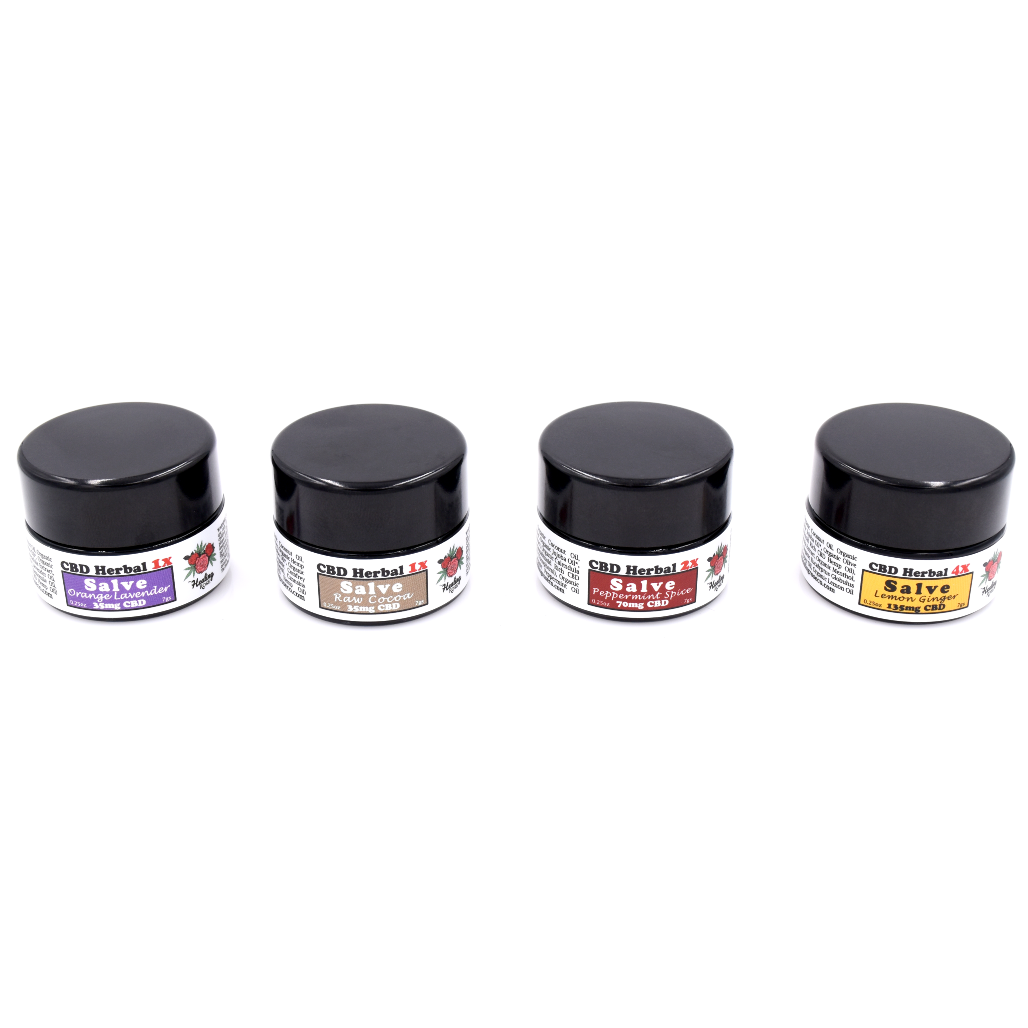 Photograph of product: Organic CBD Salve Sampler Pack | TAX INCLUDED