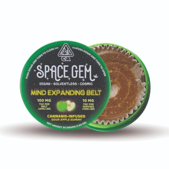 Photograph of product: Sour Apple Mind Expanding Belts