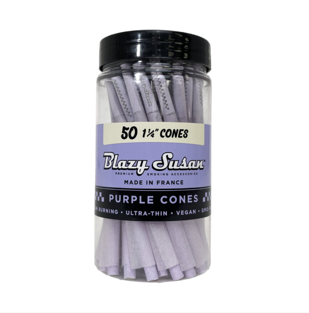 Photograph of product: Blazy Susan | Cones Purple | 1 1/4 50pk
