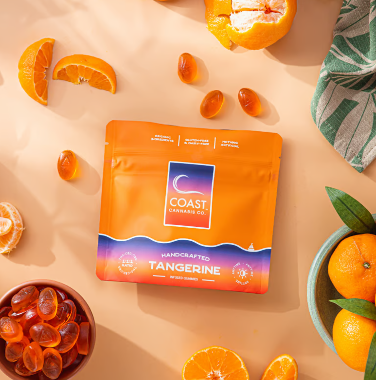 Photograph of product: Tangerine  5:5:5 | CBG:CBD:TH-oui Gummies | 20PK | C0070000090