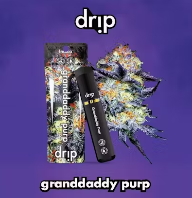 Photograph of product: Drip - Granddaddy Purp - 2g Disposable