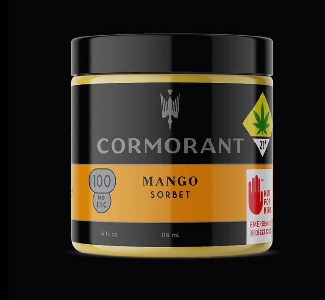 Photograph of product: Cormorant Mango Sorbet 100mg 4Oz