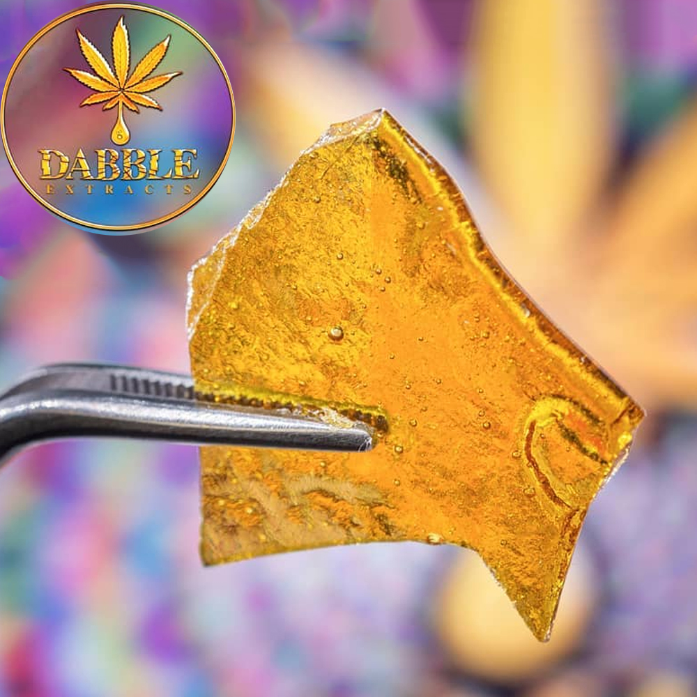 Photograph of product: Dabble Extracts | Shatter | The Big Chill (H)