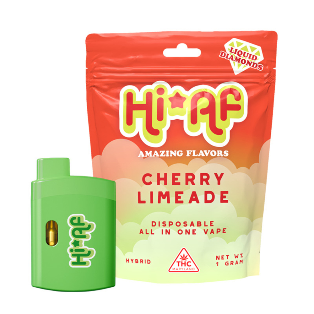 Photograph of Product: Cherry Limeade Liquid Diamonds Disposable Vape Cart 1g