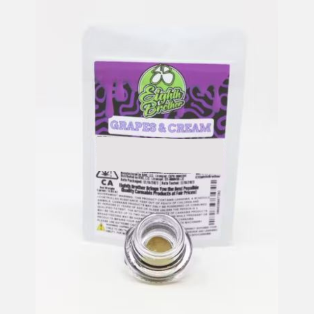 Photograph of product: 1G- GRAPES AND CREAM- LIVE ROSIN