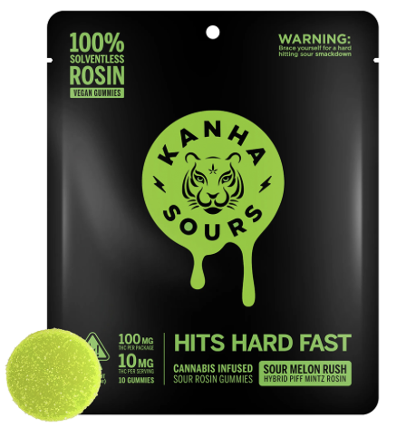 Photograph of product: Sour Melon Rush Rosin Nano