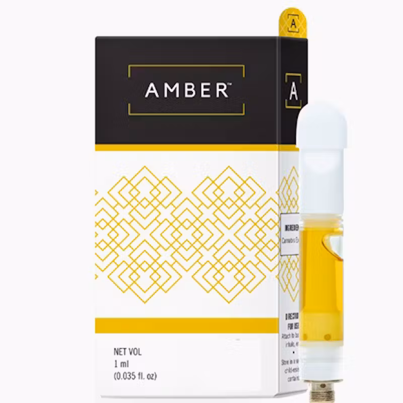Photograph of product: Amber - Gelato - Live Resin Cartridge - 1000 mg