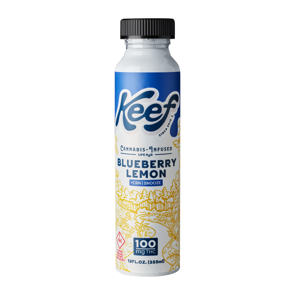 Photograph of product: Keef Life H2O Blueberry Lemon + CBN | 100mg