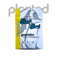 Photograph of product: SEED 2 SOUL | PINEAPPLE | HYBRID | GUMMIES | 200MG | REC