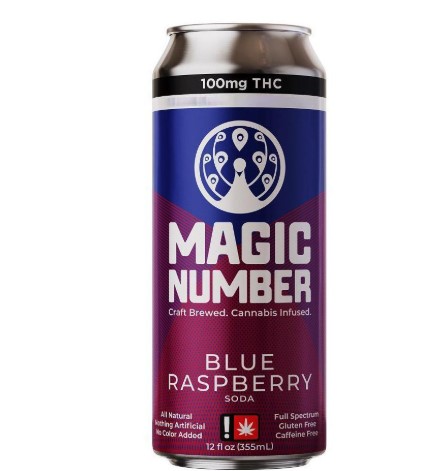 Photograph of product: Infused Soda | Blue Raspberry | 100mg