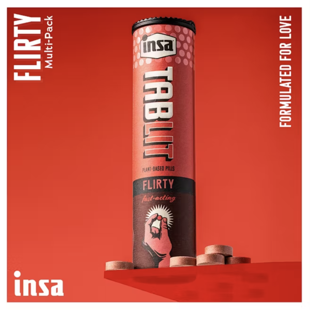 Photograph of product: INSA | Flirty Tablits [100mg]