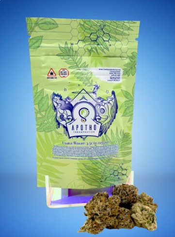 Photograph of product: Blue Dream Small Buds | 3.5g - Apotho Therapeutics