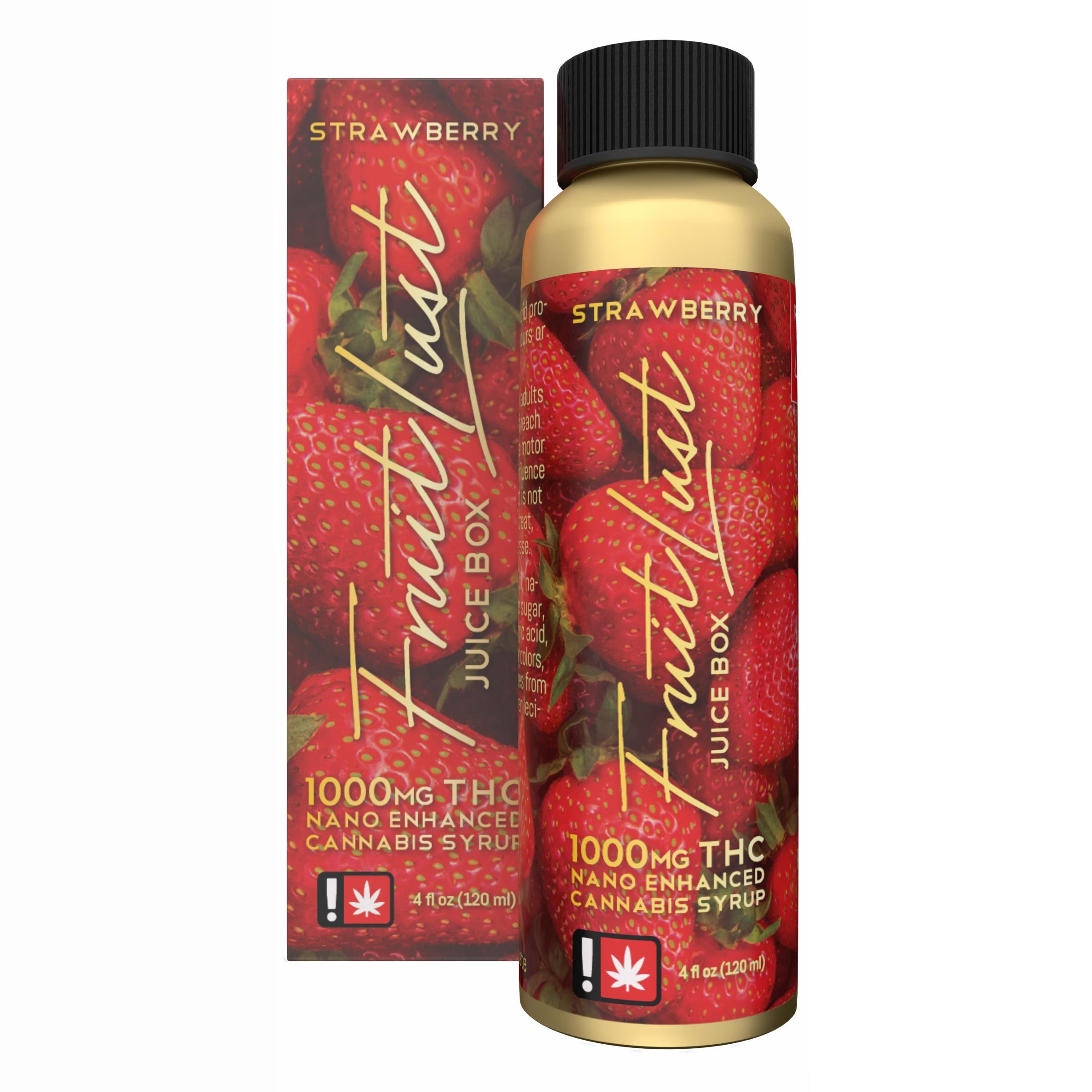 Photograph of product: Fruit Lust 1000mg - Strawberry