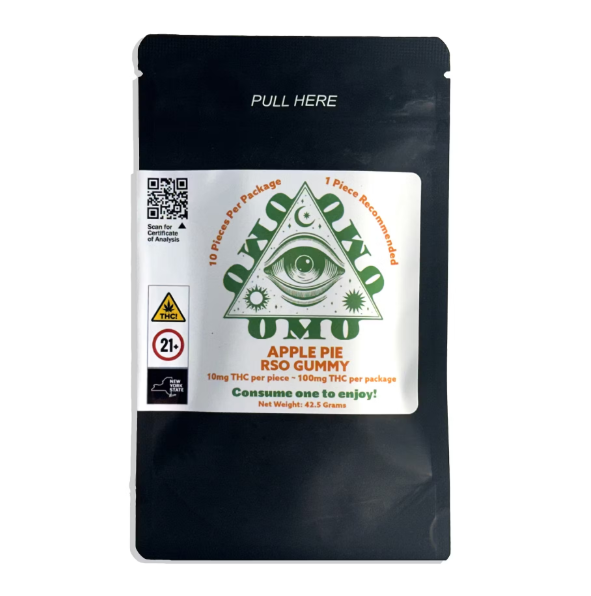 Photograph of product: OMO | Apple Pie | 100mg 10pk | RSO | Gummies