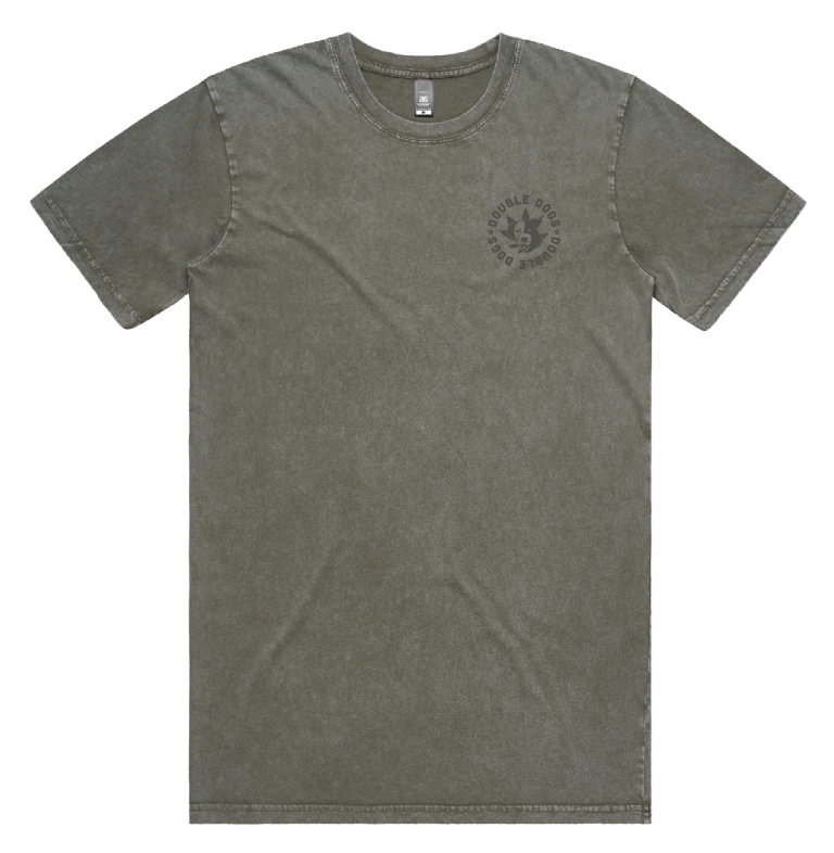 Photograph of product: Double Dogs T-Shirt Green