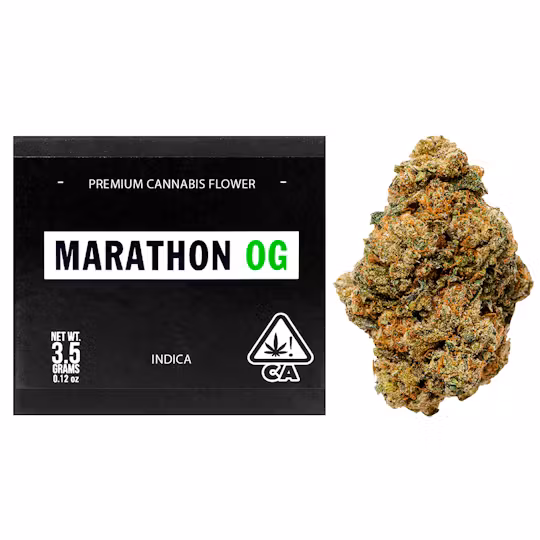 Photograph of product: Cure Company | Flower I | Marathon OG - 3.5g