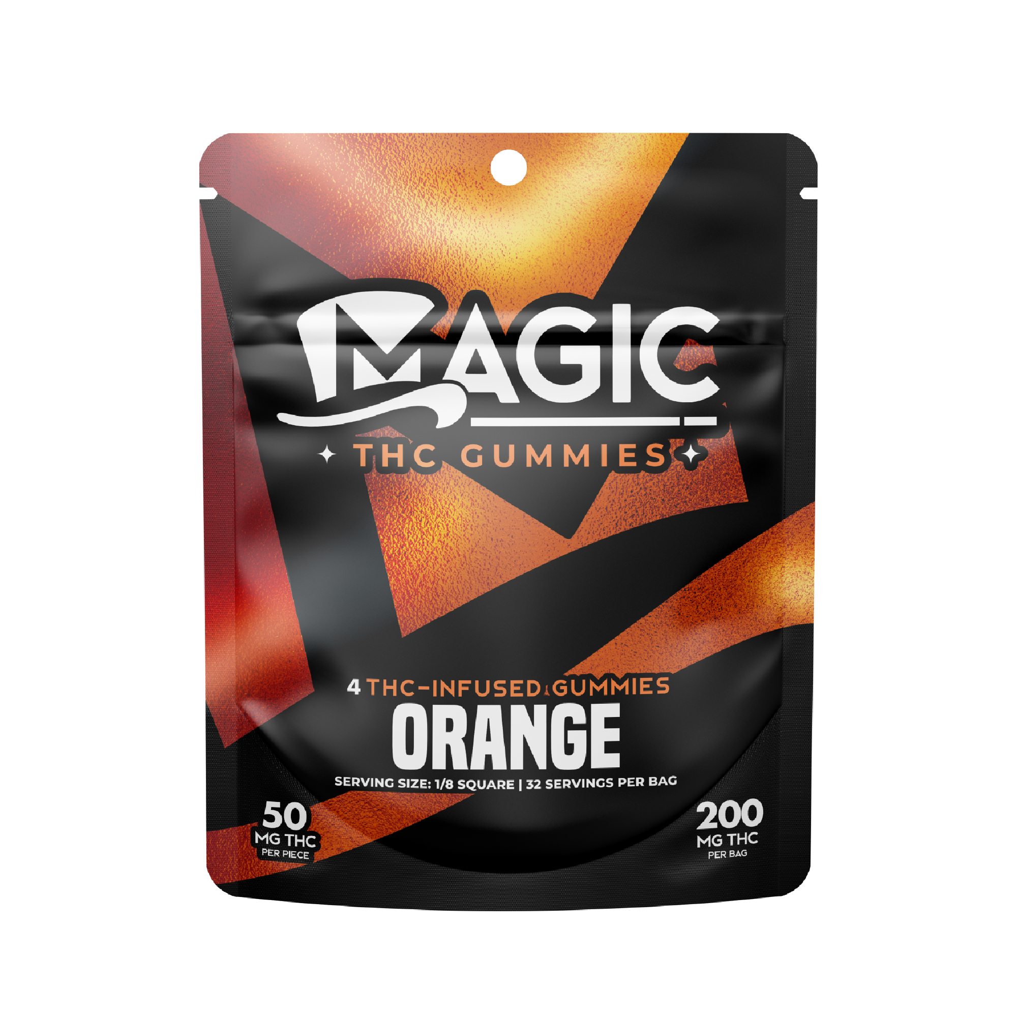 Photograph of product: Magic | Orange 4x50 Gummies | 200mg (AU)