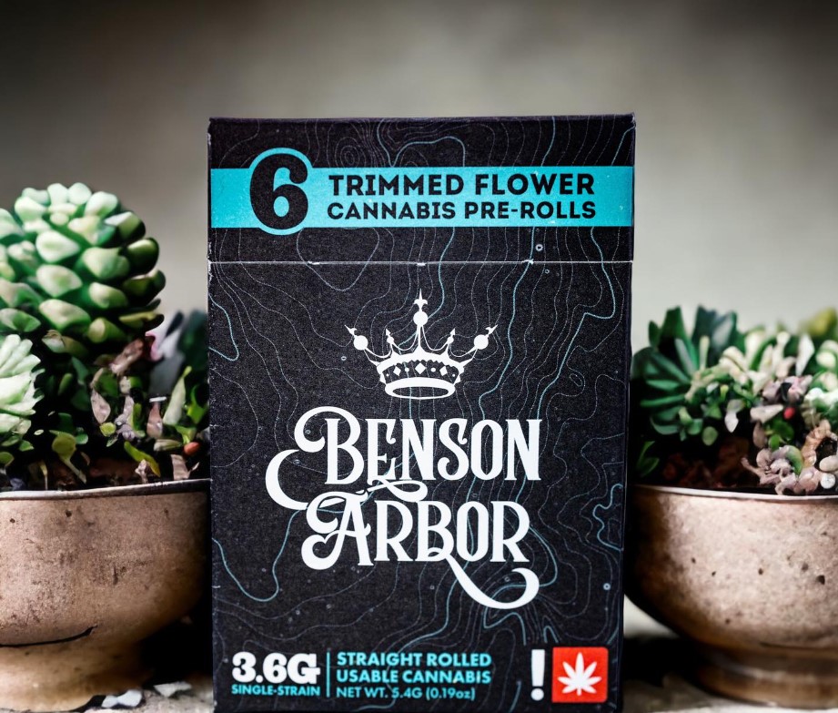 Photograph of product: Benson Arbor - Perfect Triangle 6pk Pre-Rolls (IH)