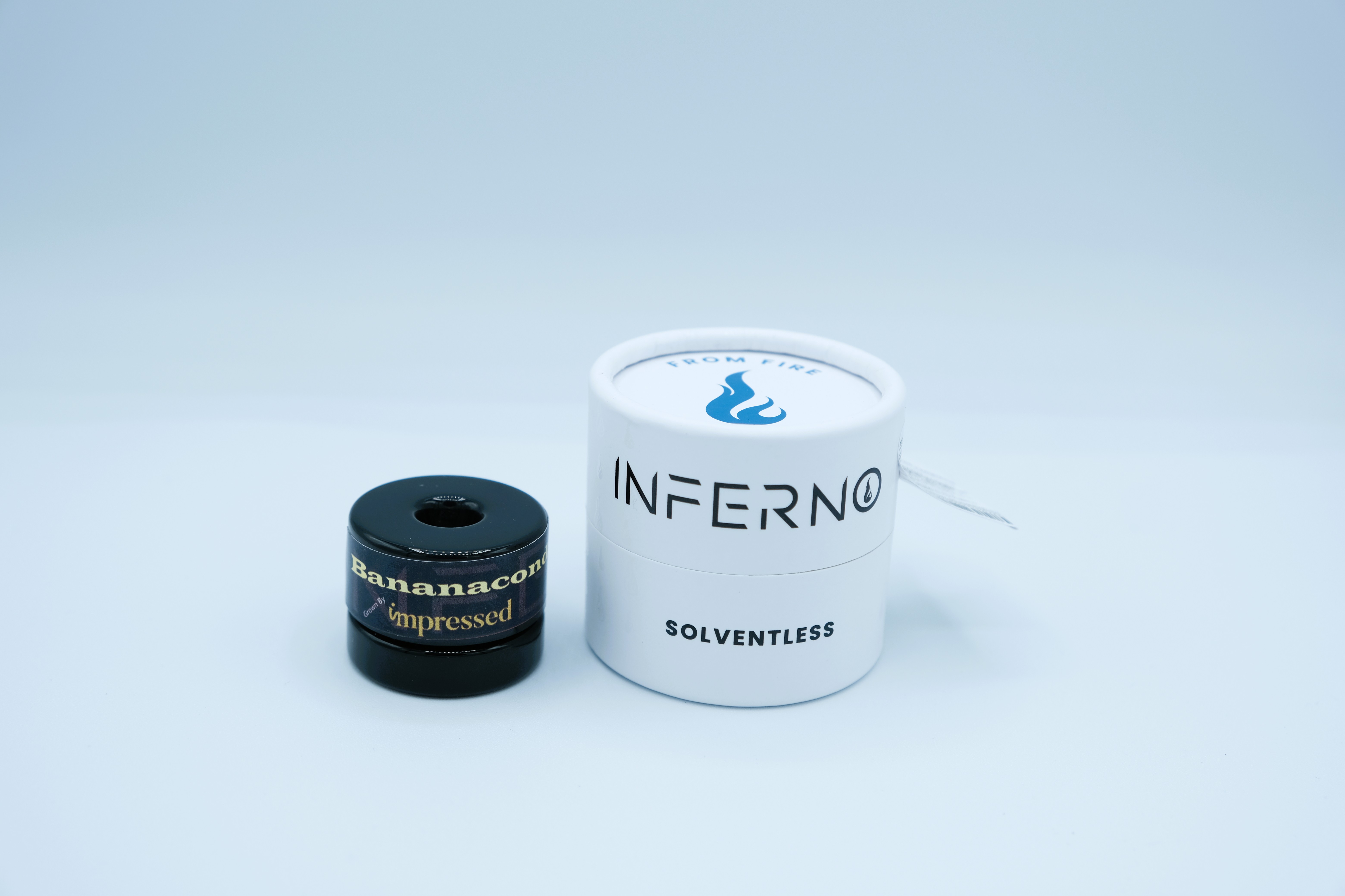 Photograph of product: Inferno x Impressed | Bananaconda | Live Rosin | 1g