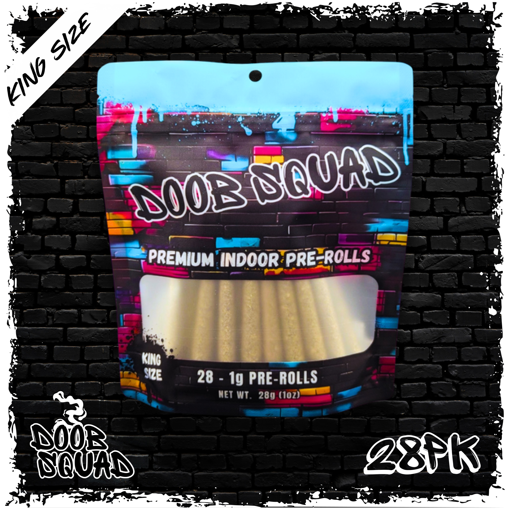 Photograph of product: Doob Squad - 28-Pack 1g Prerolls - Twizzlerz