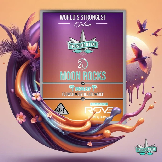 Photograph of product: Presidential x Rove - Waui - Moon Rocks - 2g