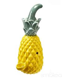 Photograph of product: Glassware | Ceramic Pineapple Pipe | MERCH