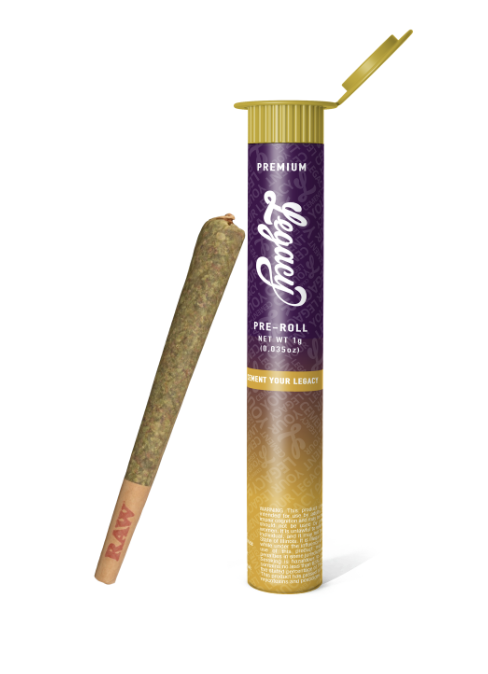 Photograph of product: LEGACY BLACK AMBER PRE-ROLL 1G