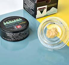 Photograph of Product: Live Rosin 2g Papaya Melon Z (Squishy Scientific)