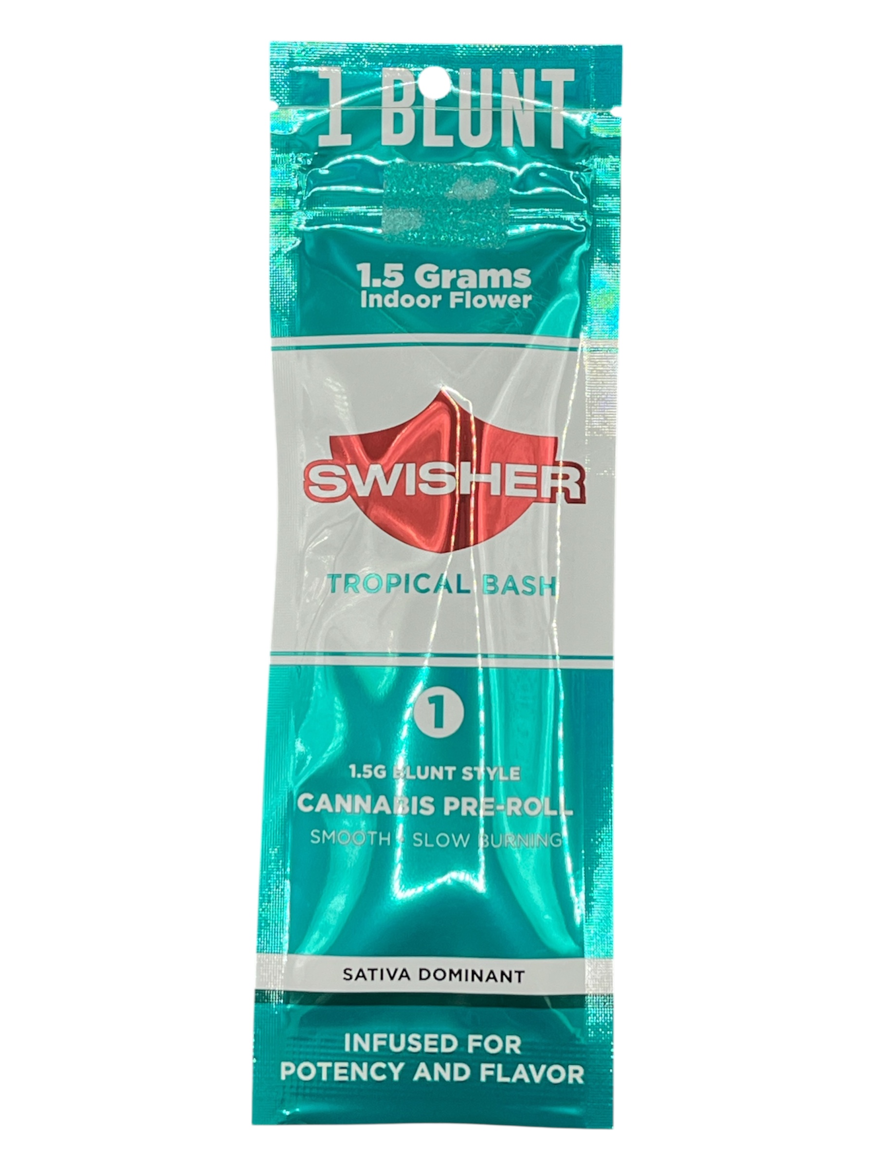 Photograph of product: SWISHER | TROPICAL BASH | LIVE RESIN | INFUSED BLUNT