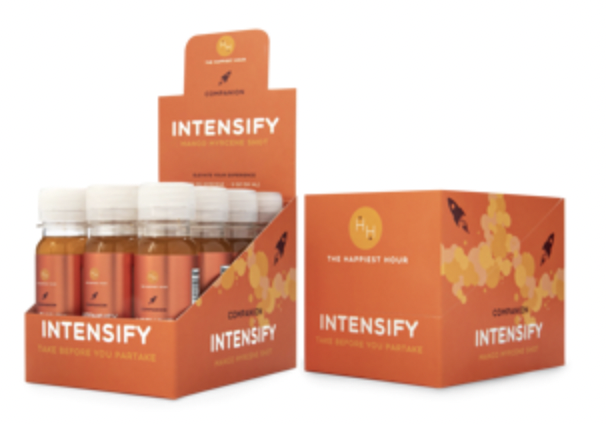 Photograph of product: THE HAPPIEST HOUR TERPENE SHOT - INTENSIFY
