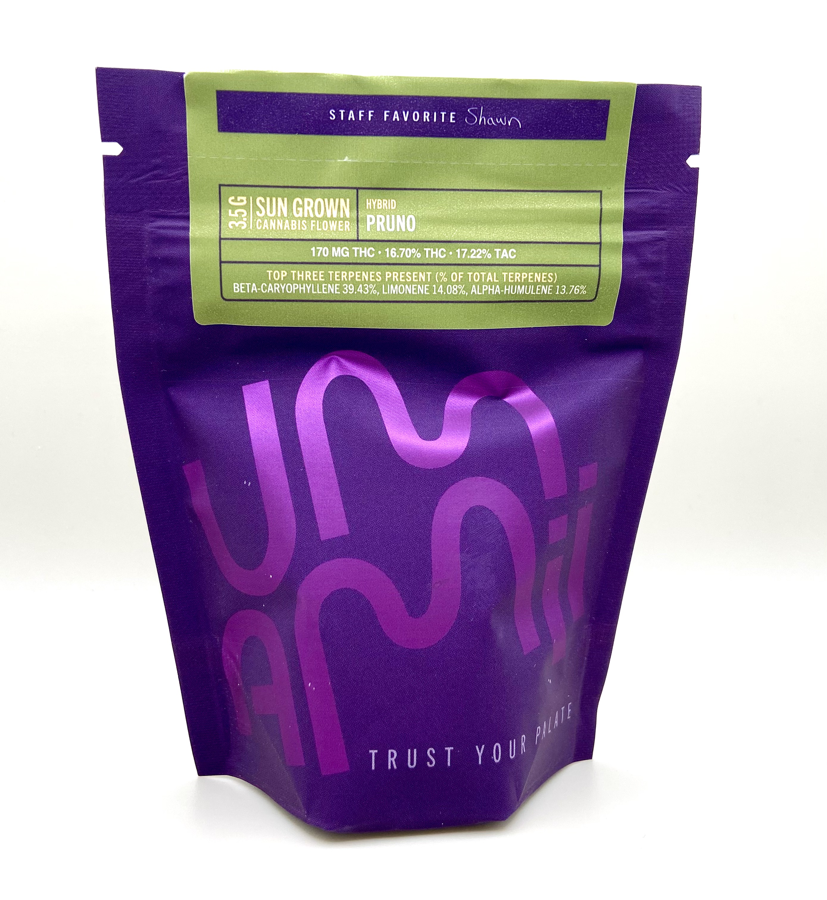 Photograph of Product: Umamii - Pruno (Sungrown) -  3.5g