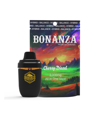 Photograph of product: Bonanza | Cherry Diesel | All-In-One Vape 2g