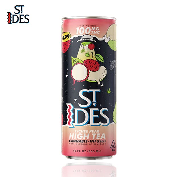 Photograph of product: St. Ides - Lychee Pear High Tea - 100mg TH-oui - Single - 