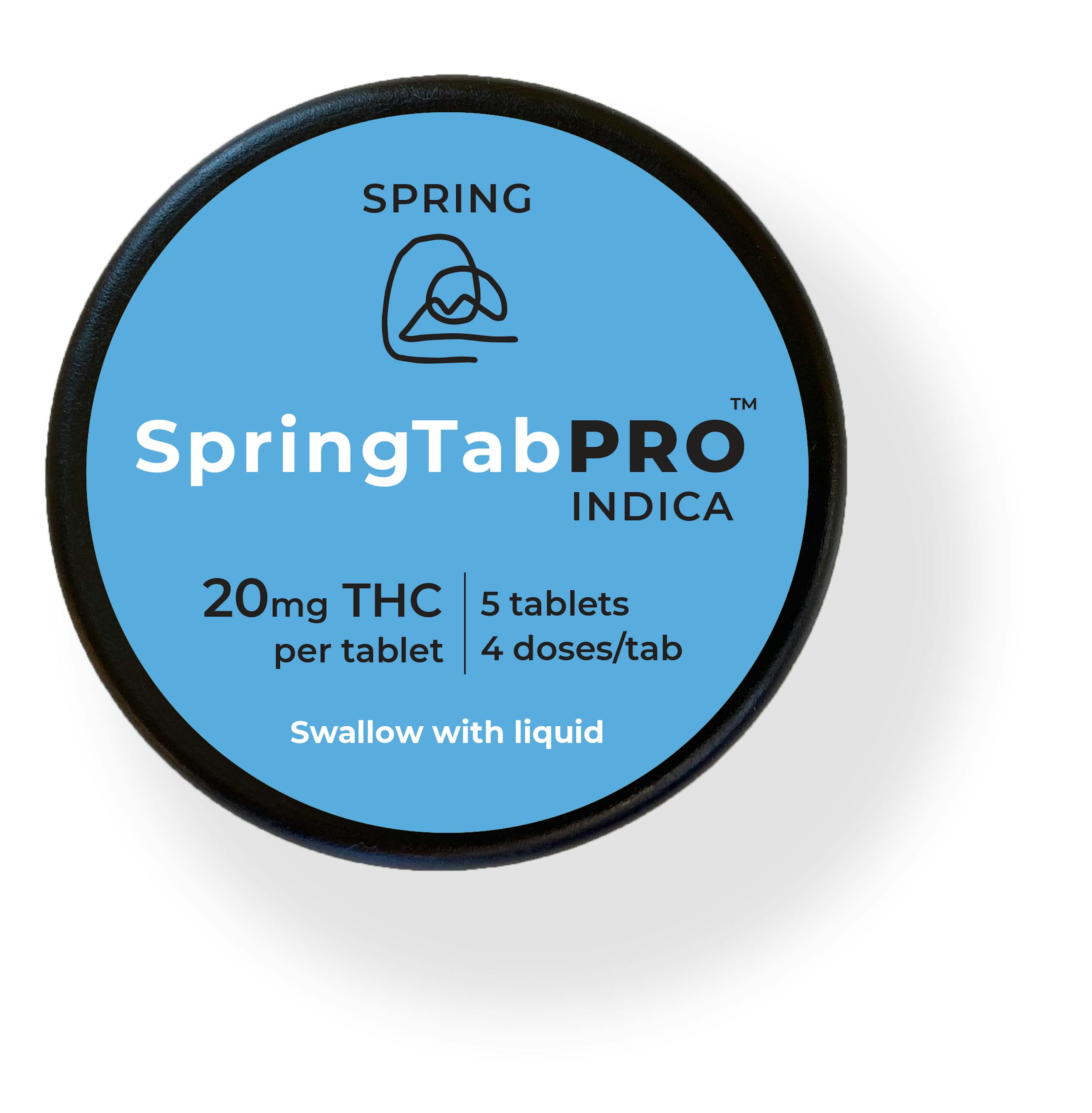 Photograph of Product: HIGH POTENCY | THC Tablets | Indica | 5-pack/ 4 servings per tablet