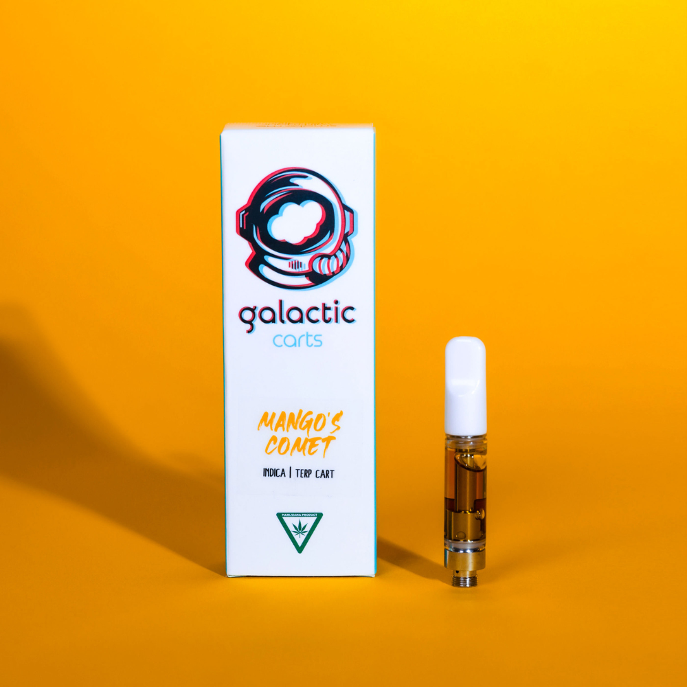 Photograph of product: Mango's Comet | Vape Cart | 1g