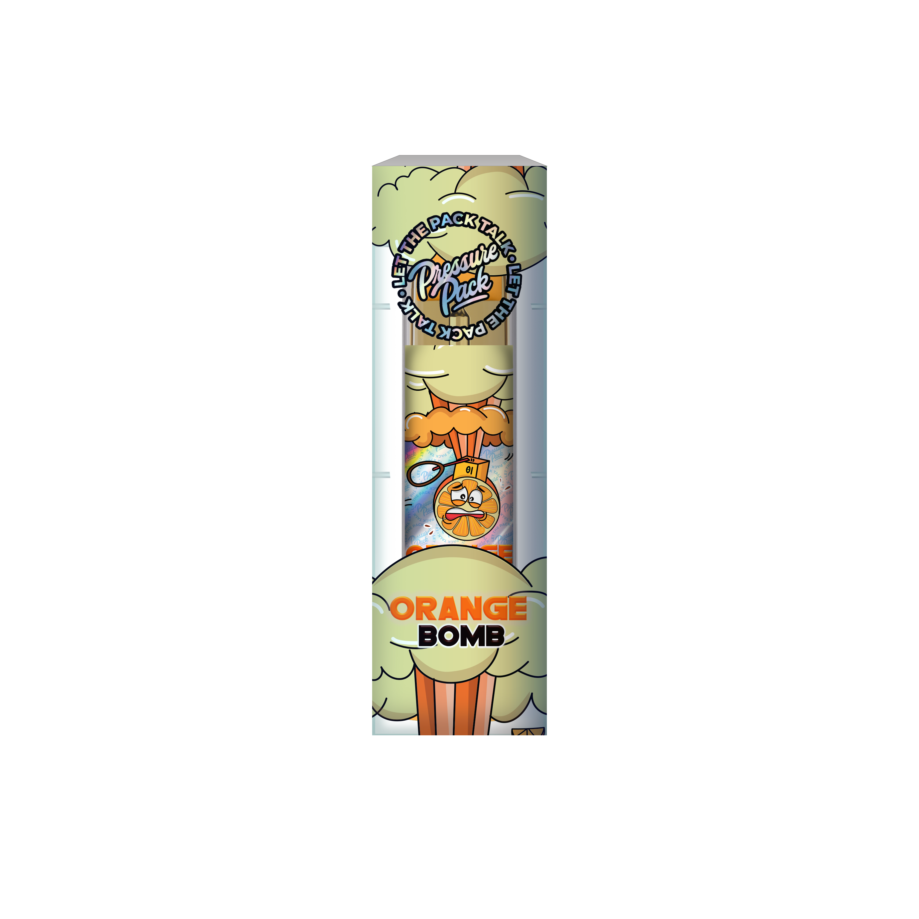 Photograph of Product: Orange Bomb Hash Rosin Disposable | 0.5g