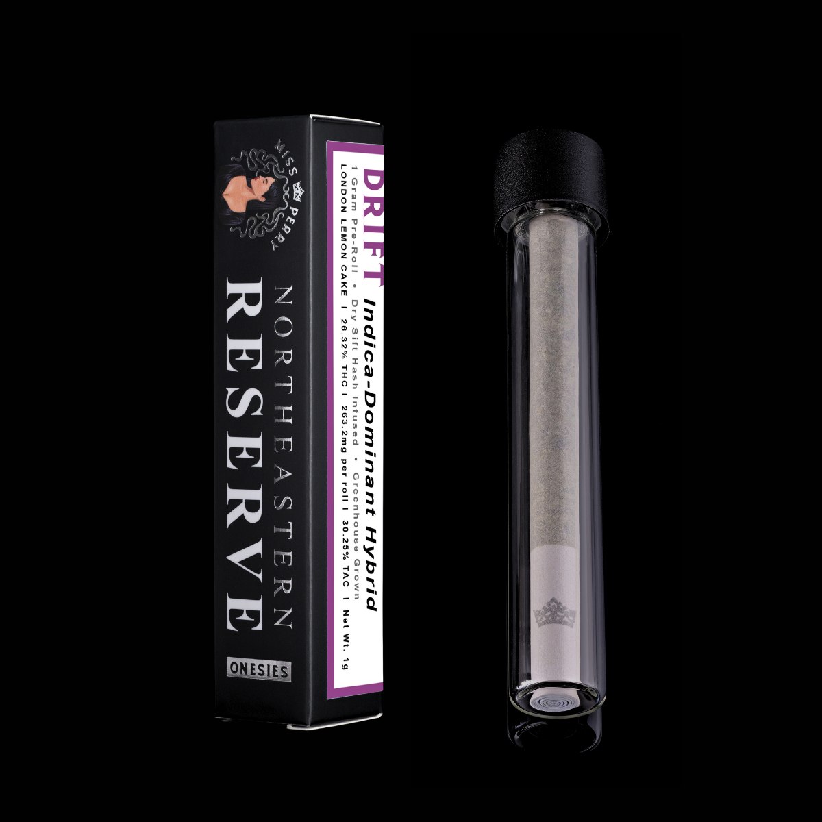 Photograph of product: London Lemon Cake X Grape X (IH) - au chocolat Infused Pre-Roll