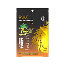 Photograph of product: MKX Tropix - 100mg Gummies - Orange Twist