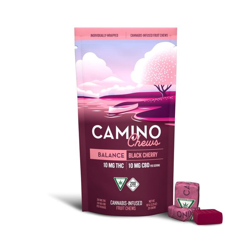 Photograph of product: Camino | Chews | Black Cherry CBD | 200mg