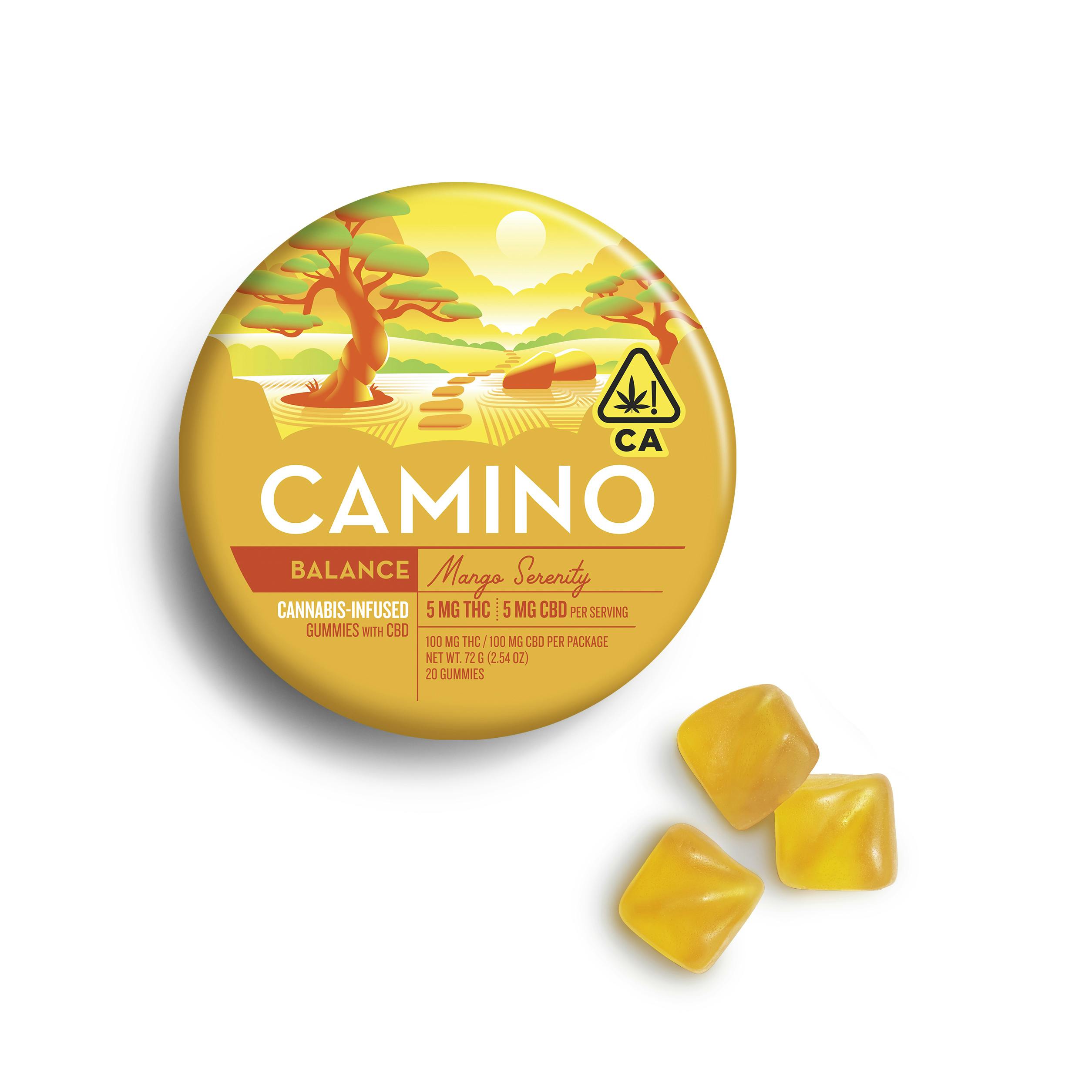 Photograph of product: Camino - 200mg Gummies - Mango