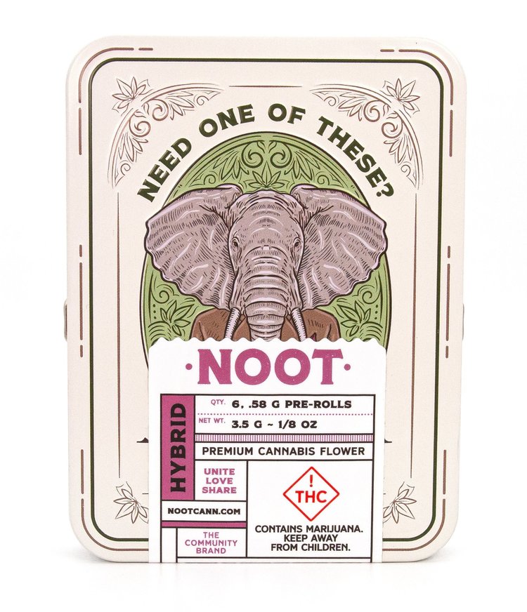 Photograph of product: Noot - Prerolls - W.K.K. (H) 6pk