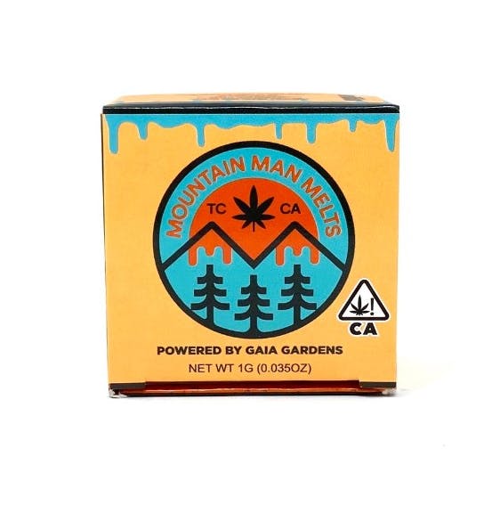 Photograph of product: MOUNTAIN MAN MELTS MORACCAN PEACHES 1G LIVE ROSIN